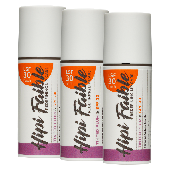 LIP BALM | TINTED PLUM & SPF 30 | 3er Set